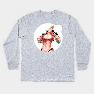 Bomb Queen 3 Kids Long Sleeve T-Shirt